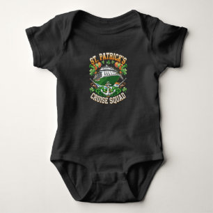St Patrick's Day Cruise Squad 2025 Familie passend Baby Strampler