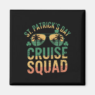 St Patrick's Day Cruise Squad Funny Family Matchin Magnet