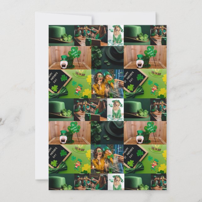 St. Patrick's Day CUSTOM Party wird zu St. Patrick Einladung (Vorderseite)