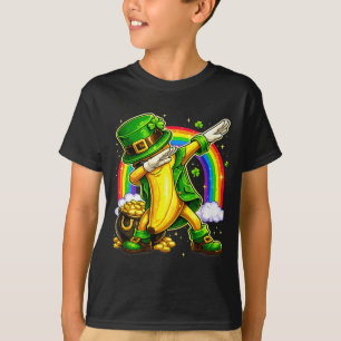 St. Patricks Day Dabbing-Banane-Leprechaun-Design T-Shirt