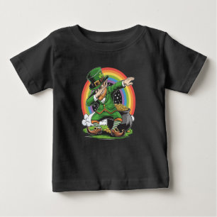 St Patricks Day Dabbing Leprechaun Dab Tance Baby T-shirt