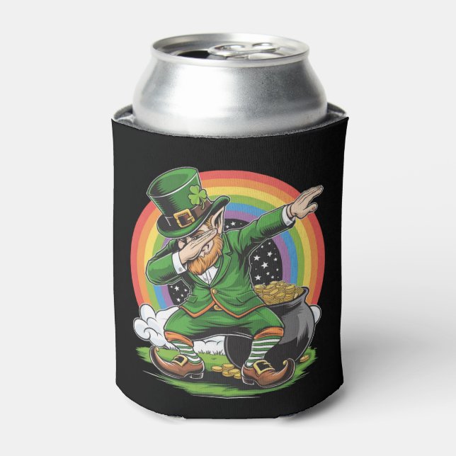 St Patricks Day Dabbing Leprechaun Dab Tance Dosenkühler (Kanne Vorderseite)