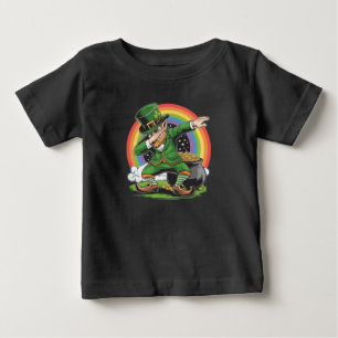 St Patricks Day Dabbing Leprechaun Dab Tanz  Baby T-shirt