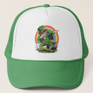 St Patricks Day Dabbing Leprechaun Dab Tanz Truckerkappe