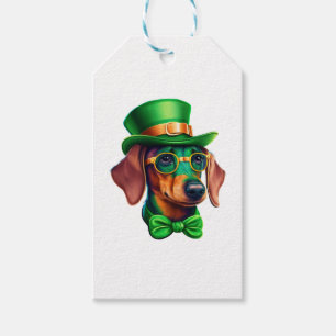 St. Patricks Day Dackel Dackel Dog Kleeblatt Geschenkanhänger