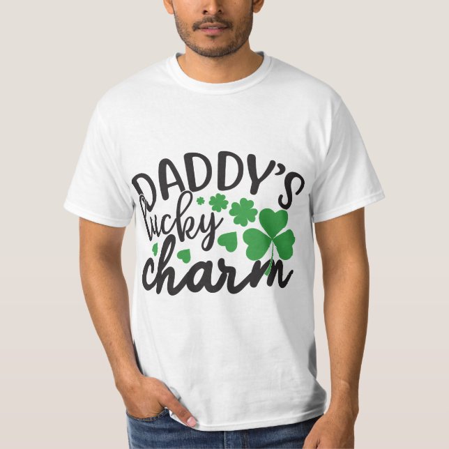 St.Patrick's Day daddy's lucky charm Irish St.Patr T-Shirt (Vorderseite)