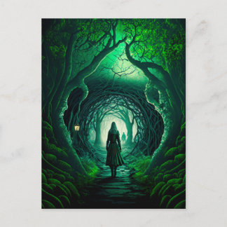 St. Patrick's Day Dark Fantasy Feiertagspostkarte