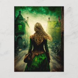 St. Patrick's Day Dark Fantasy Postkarte