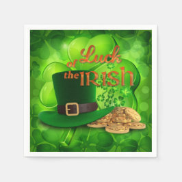 St. Patrick's Day - "Das Glück der Iren" Serviette