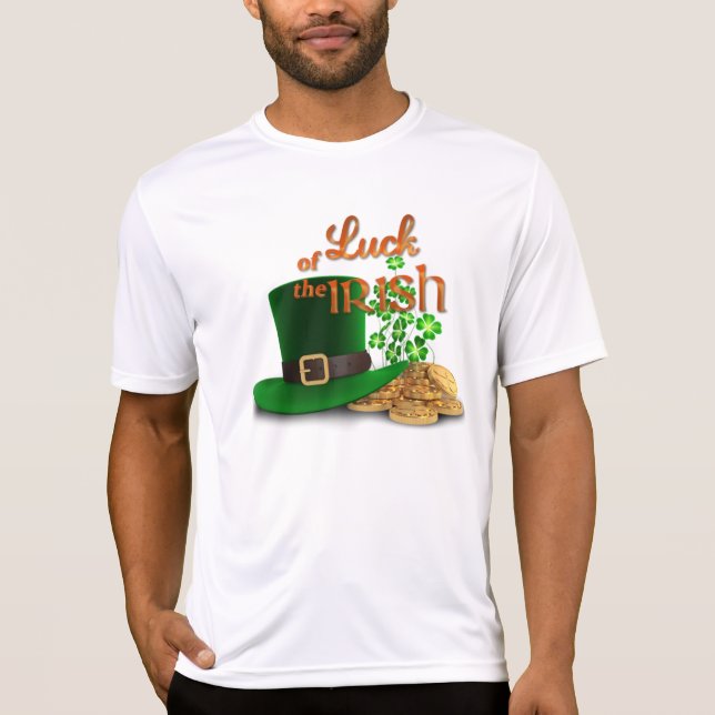 St. Patrick's Day - "Das Glück der Iren" T-Shirt (Vorderseite)