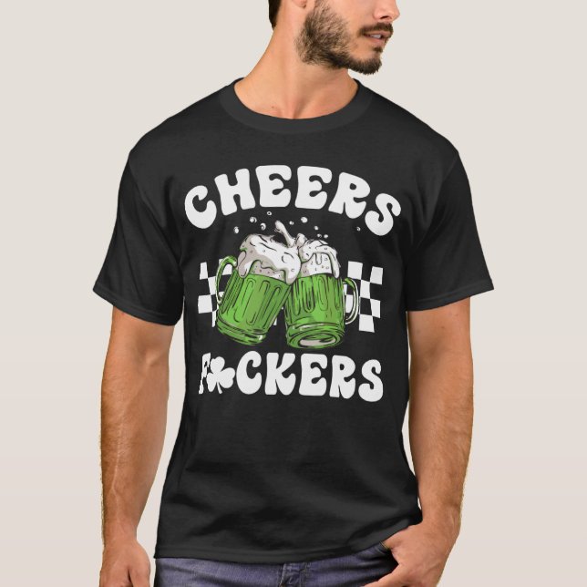 St Patricks Day Day Drinking Beer Mugs Men Women T-Shirt (Vorderseite)