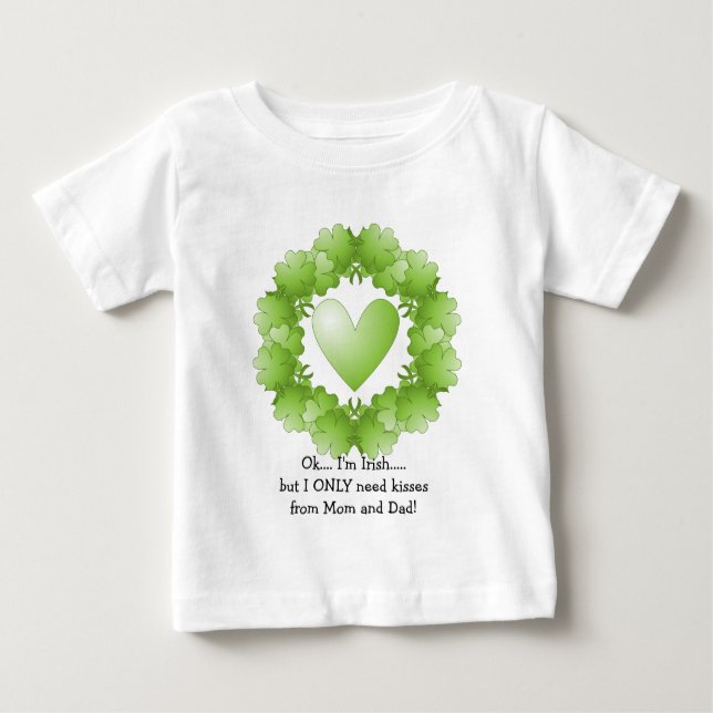 St. Patrick's Day Design Baby T-shirt (Vorderseite)