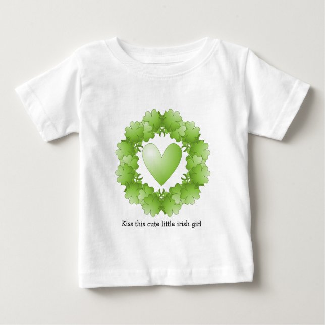 St. Patrick's Day Design Baby T-shirt (Vorderseite)