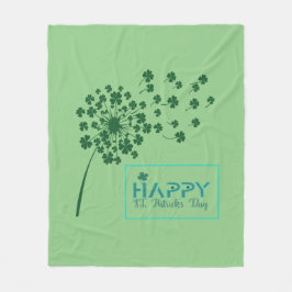 St. Patrick's Day Design Fleecedecke