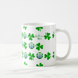 St. Patrick's Day Design für klassisch-weiß-Tasse Tasse