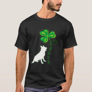 St Patricks Day Deutscher Schäferhund Mein Glücksb T-Shirt