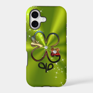 ST. PATRICK'S DAY Diamant Shamrock Monogramm