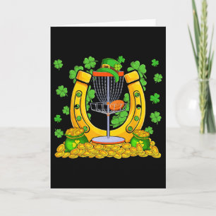 St. Patrick's Day Disc Golf Werkzeuge mit Kleeblät Karte
