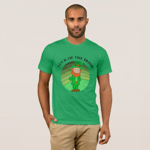 St. Patrick's Day Distressed Irish Leprechaun T-Shirt