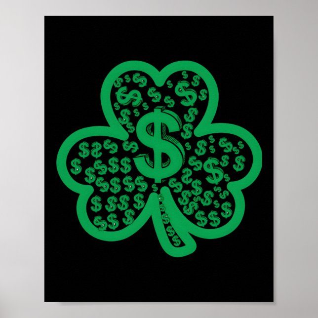 St. Patrick's Day Dollar Schildklecker Poster (Vorne)