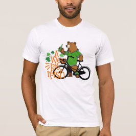 St Patricks Day Drink Bär, Funny Irish Ber T-Shirt