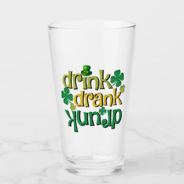 St Patrick's Day Drink Betrunken Glas