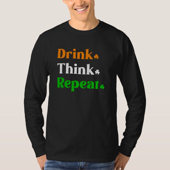 St Patricks Day Drinking Shamrock Beer Irish  1 T-Shirt (Vorderseite)