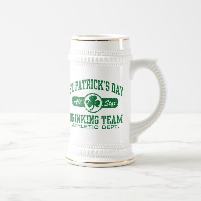 St. Patrick's Day Drinking Team Bierglas (Rechts)