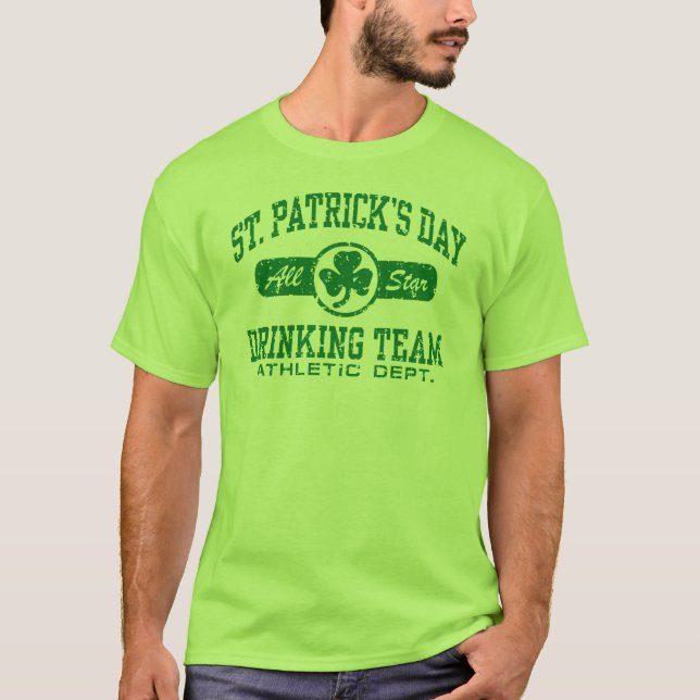 St. Patrick's Day Drinking Team T-Shirt (Vorderseite)