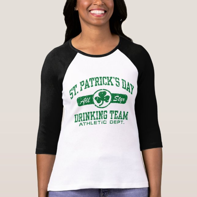 St. Patrick's Day Drinking Team T-Shirt (Vorderseite)
