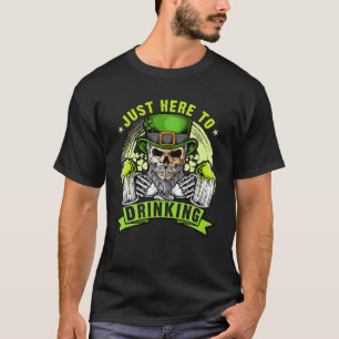 St Patricks Day Drinks Männer, Irish Green Ber, Sk T-Shirt