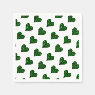 St. Patrick's Day Emerald Heart Serviette