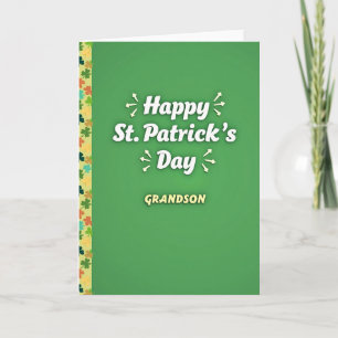 St. Patricks Day Enkelkarte Karte