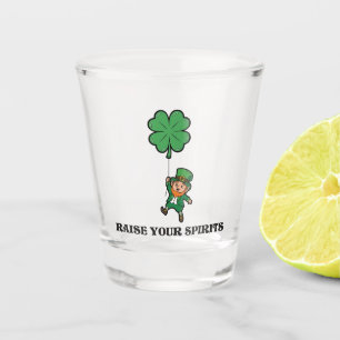 St. Patrick's Day Erhebt Eure Stimmung Schnapsglas