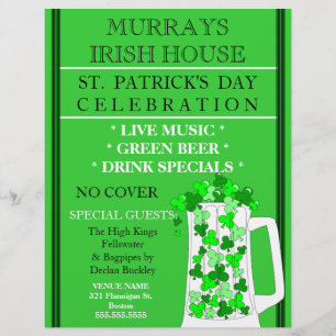 St. Patrick's Day Event Celebration Flyer