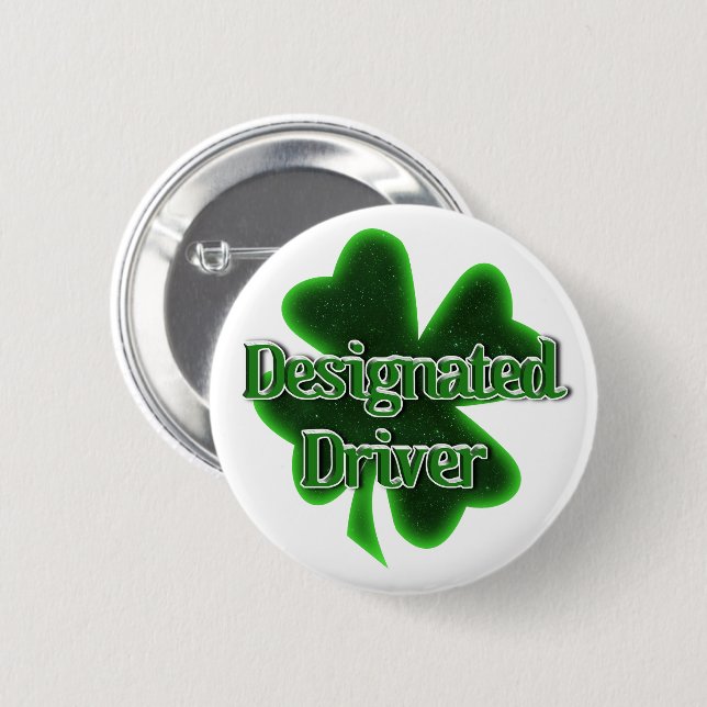 St. Patrick's Day Fahrdienstleiter Button (Vorne & Hinten)