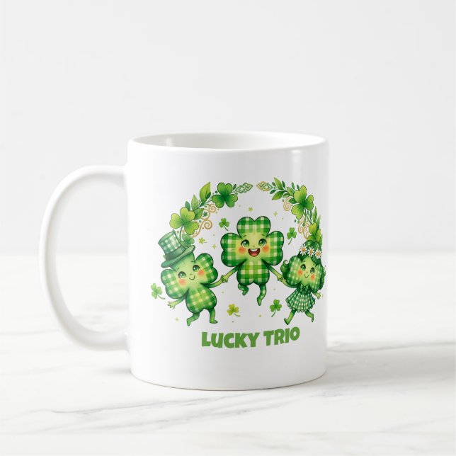 St. Patrick's Day feiern Kaffeetasse (Links)