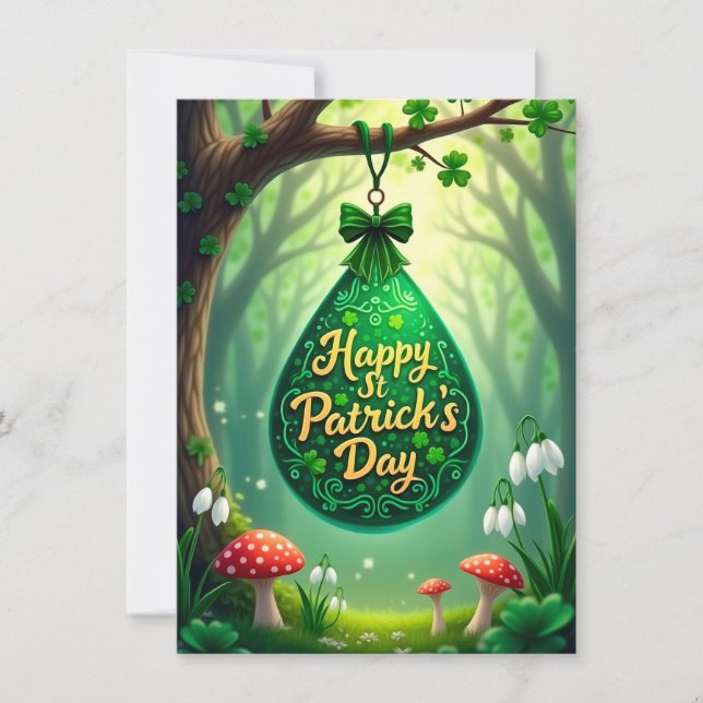 St. Patrick's Day Feiertagskarte (Vorderseite)