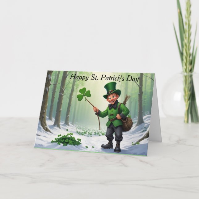 St. Patrick's Day Feiertagskarte (Vorderseite)