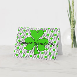 St. Patrick's Day Feiertagskarte