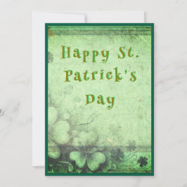 St. Patrick's Day Feiertagskarte
