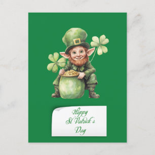 St. Patrick's Day Feiertagspostkarte