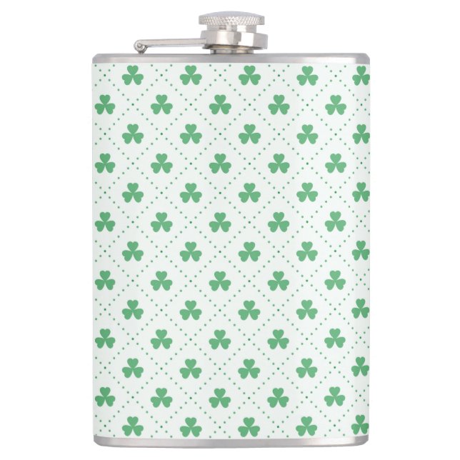 St. Patrick's Day Flachmann (Vorderseite)