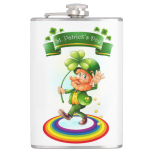St. Patrick's Day Flachmann