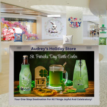 St Patrick's Day Flasche Cooler