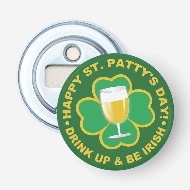 St. Patrick's Day Flaschenöffner (Vorderseite)