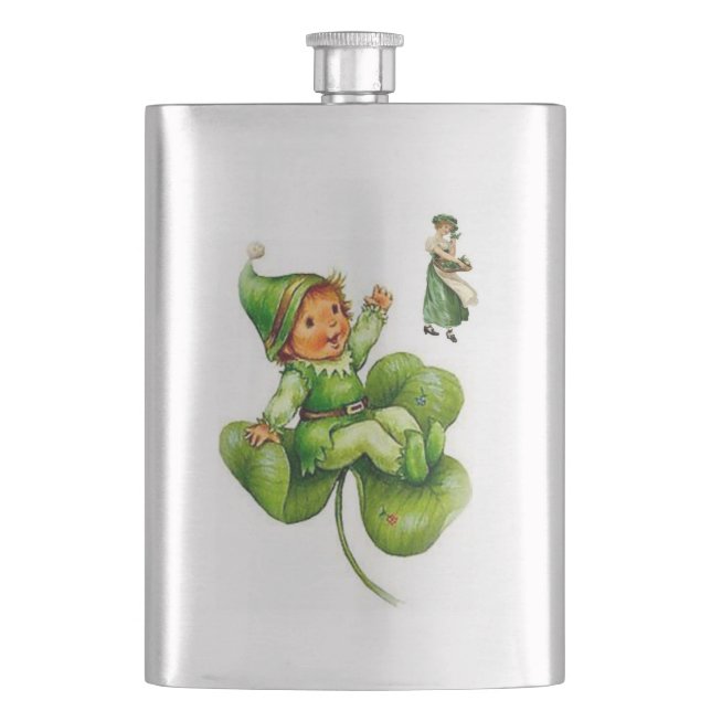 St. Patrick's Day Flask Flachmann (Vorderseite)