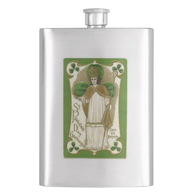 St. Patrick's Day Flask Flachmann (Vorderseite)