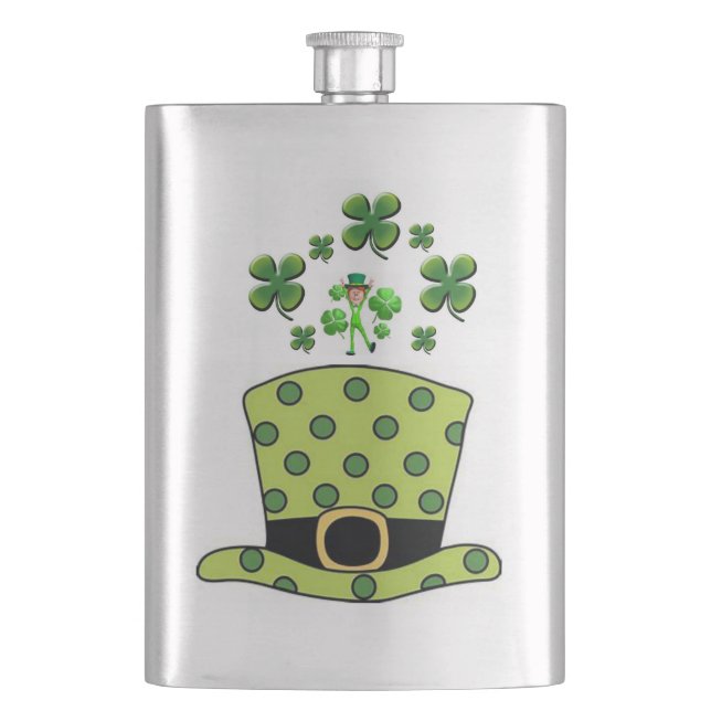 St. Patrick's Day Flask Flachmann (Vorderseite)