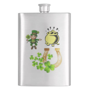 St. Patrick's Day Flask Flachmann